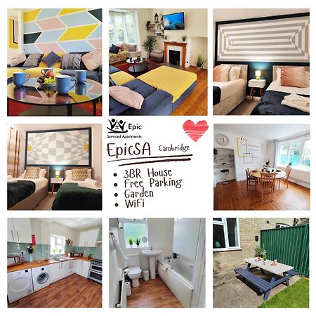 Epicsa - Corporate & Family Stay In 3 Bedroom House With Garden, Free Parking كامبريدج المظهر الخارجي الصورة